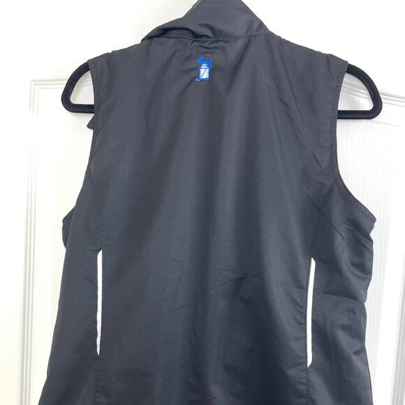 Elevate Zip Vest vest with Pocket Casual Solid Color Sleeveless Jacket Size M - Picture 3 of 9